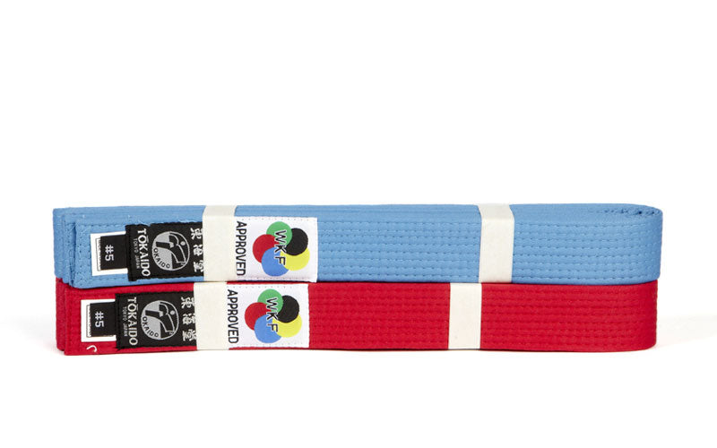 Tokaido Branded Blue & Red Belts
